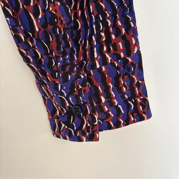 Boss Silk Multicolor Patterned Blouse - Picture 5 of 7